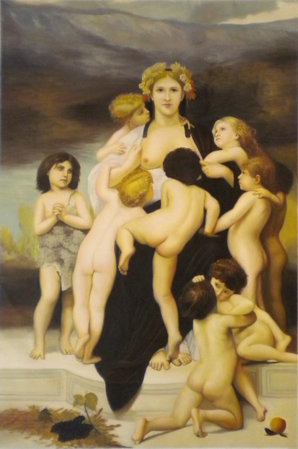 store falso d'autore Anima Mater di Bouguereau